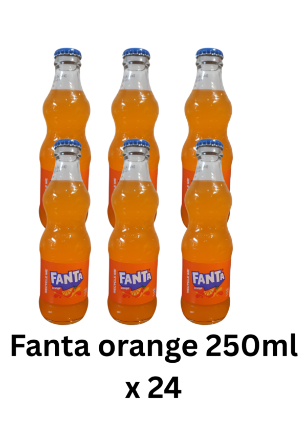 Fanta Orange Glass Bottle x 24 x 250ml