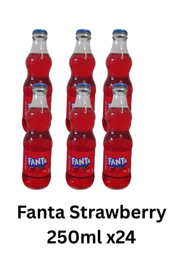 Fanta Strawberry Glass Bottle x 24 x 250ml